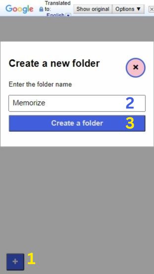 Create a new folder