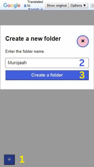 Create a murojaah folder